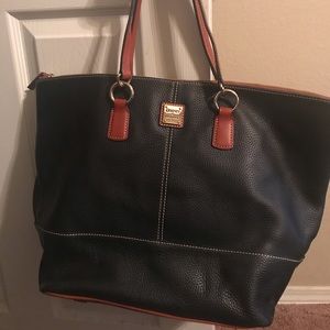 Dooney & Bourke Pebbled Leather O Ring Shopper